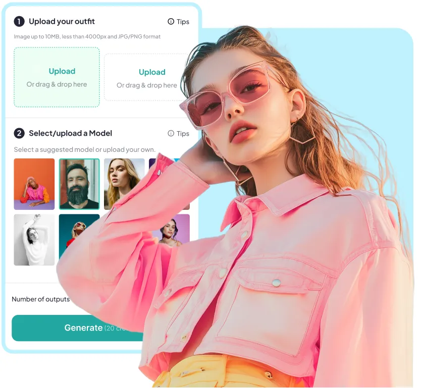 AI technology in Fitroom AI clothes changer